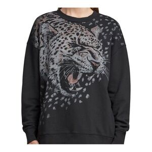 All Saints Oversized Sabre Joy Black Sweatshirt